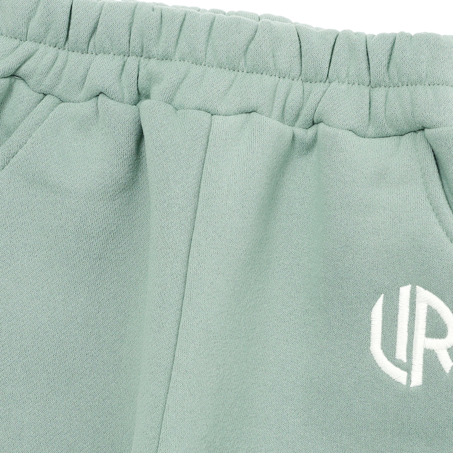 KIDS FLEES LINED SWEATPANTS / MINT GREEN