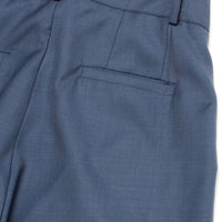 WIDE TUCK PANTS / NAVY